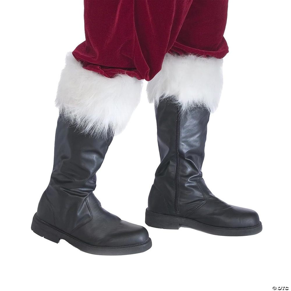 PROFESSIONAL SANTA BOOTS MEDIUM (10-11) COSTUME ACCESSORY